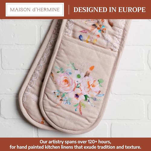 Double Oven Mitts 100% Cotton Double Oven Glove