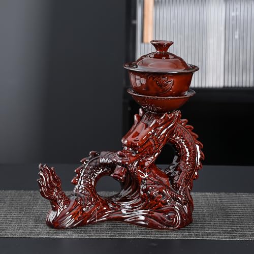 Lazy Kungfu Ceramic Tea Set for 6