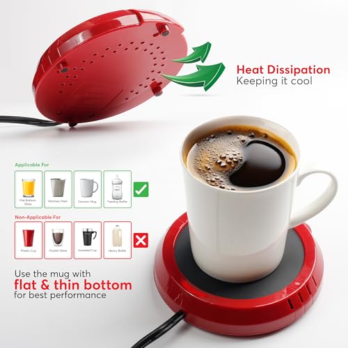 Large Candle Warmer Plate Safely Releases Scents Without a Flame (80 Count)