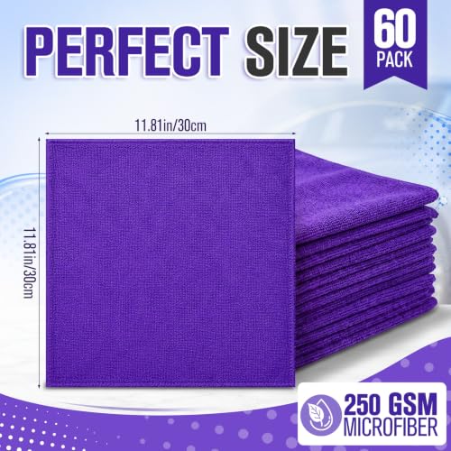Car Microfiber Clean Cloths (60 Count)