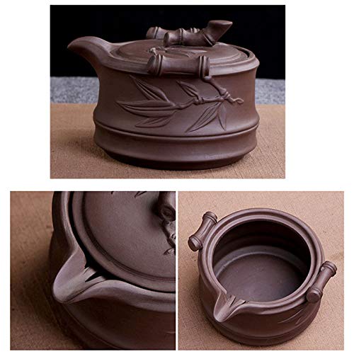 Chinese Kungfu Teapot Handmade Yixing Zisha Tea Set Purple Clay Teapot Ceramic Teapot Teacups