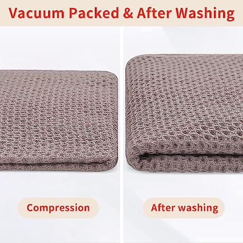 100% Cotton Waffle Weave Kitchen Dish Cloths 8 (8 Count)