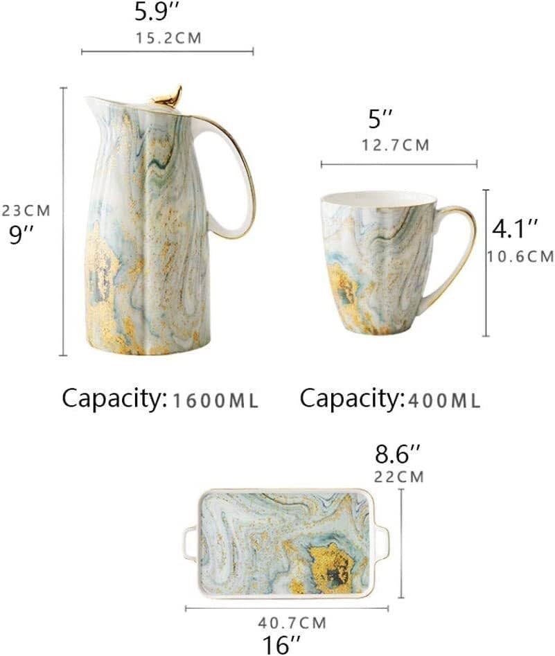 6 Piece European Style Tea Set