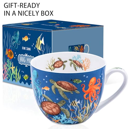 Summer Ocean Wonders Hug Mug