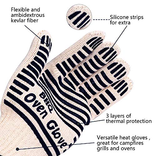 Extreme Heat Resistant Oven Gloves (2 Count)