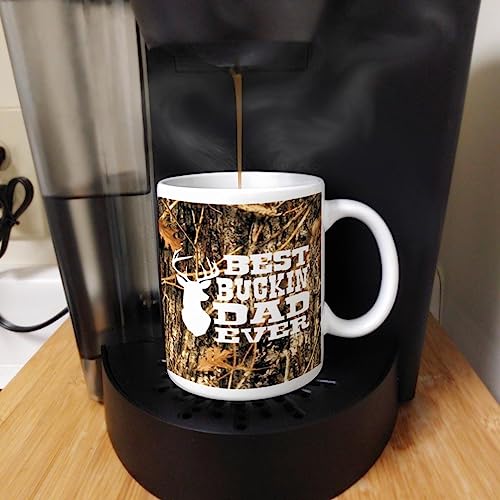 Best Buckin Dad Ever Camo 11oz Coffee Mug