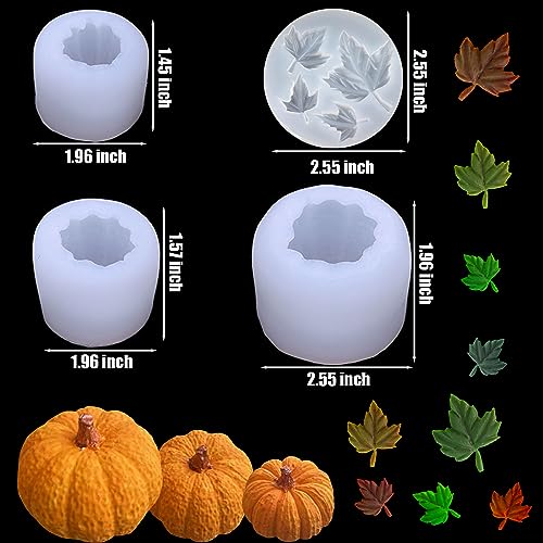 Pumpkin Candle Molds Set