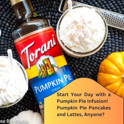 Jimoco® Syrup Pump Dispenser + Torani® Pumpkin pie Syrup (25.4 Fl Oz)