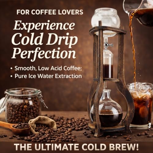 Iced Coffee Cold Brew Drip Tower Coffee Maker