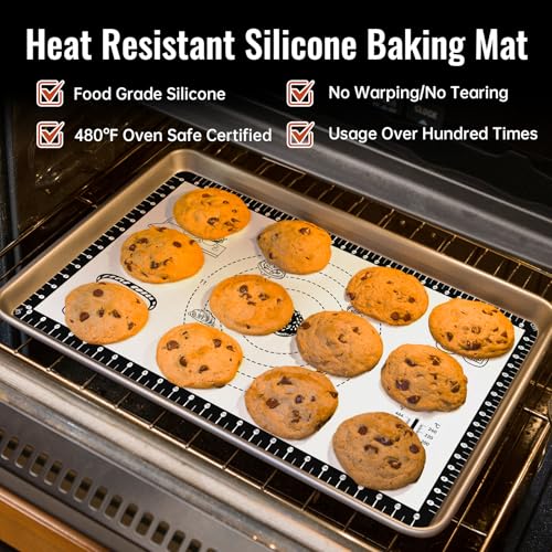 Silicone Baking Mat with 10 Recipes