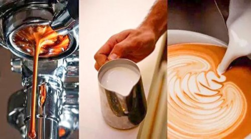 Frothing Pitcher 32oz Stainless Steel Cup with Double Measurement Scale Perfect for Latte Art Milk Frother Cup 32oz SUS304 Stainless Steel Milk FrotherPitcher Steaming Pitcher 900ML