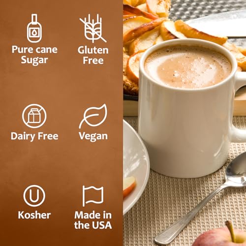 Coffee Syrup Apple Crisp Flavored Syrup for Drinks (25.4 Fl Oz)