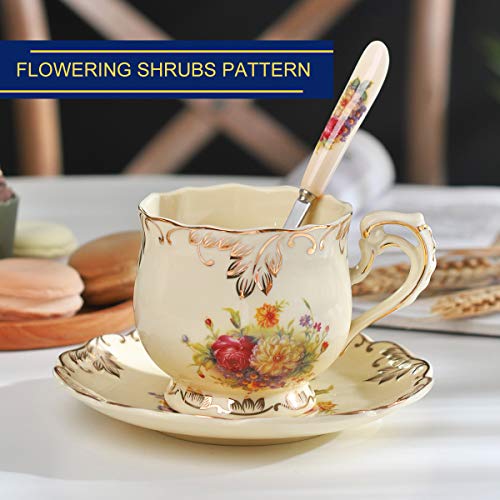 Tea Cups and Saucers Set of 6