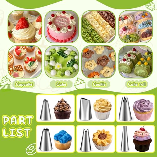 Dessert Decorating Syringe Set (18 Count)