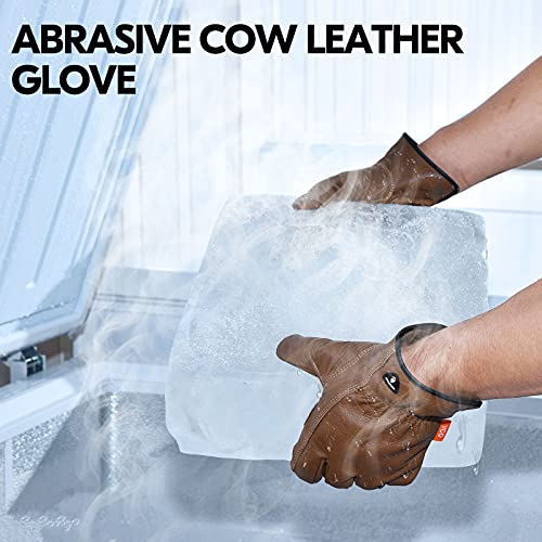 Unlined Full Leather Work Gloves