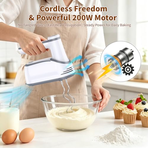 Cordless Hand Mixer Electric