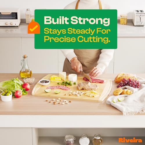 Two Tone Bamboo Wood Cutting Board