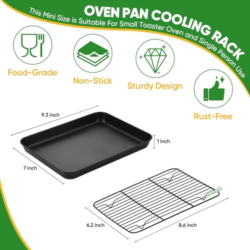 Nonstick Baking Oven Pan with Rack for Cookie
