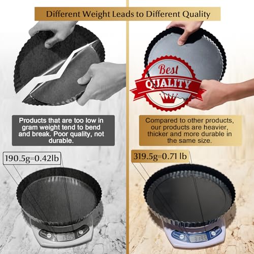9 Inch Tart and Quiche Pan with Removable Bottom