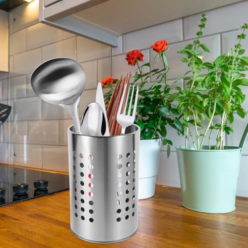 Stainless Steel Cutlery Holder Self
