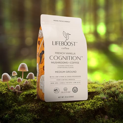 French Vanilla Cognition Mushroom Coffee (12 Ounce)