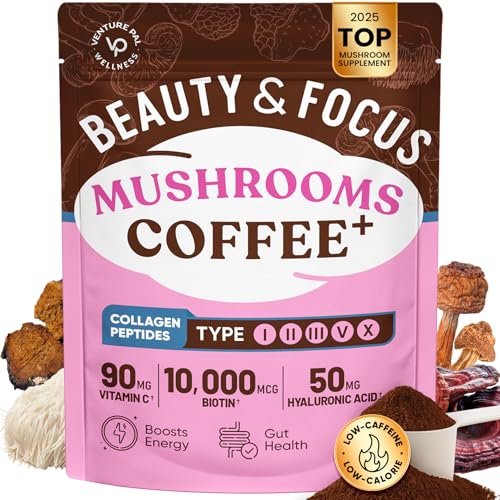 Mushroom Coffee for Focus (6.35 Ounce)