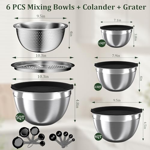 Mixing Bowls with Lids Set
