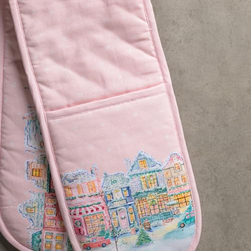 Double Oven Mitts 100% Cotton Double Oven Glove