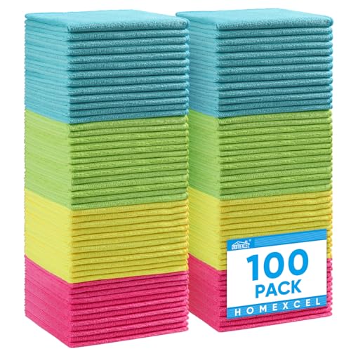 100PK Microfiber Cleaning Cloth (100 Count)