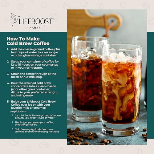 Low Acid Cold Brew Coffee (12 Ounce)