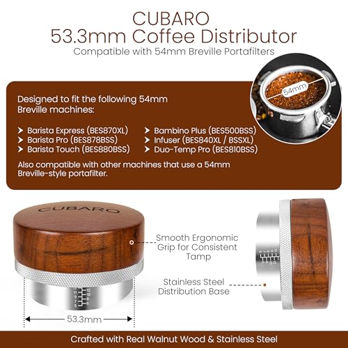 53.3mm Espresso Distributor 54mm
