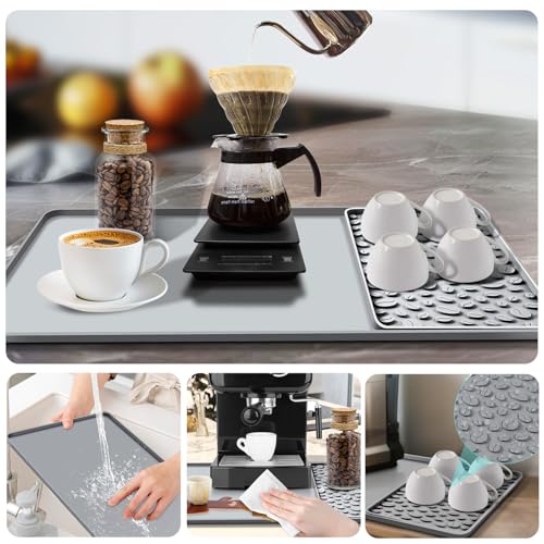 Silicone Coffee Bar Mat 24''x16'' Non