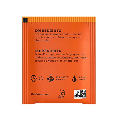 Tea Sunny Orange Ginger Herbal Tea (108 Count)