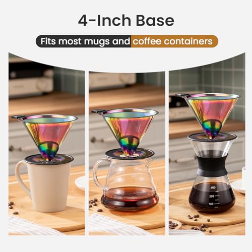 Stainless Steel Pour Over Coffee Filter