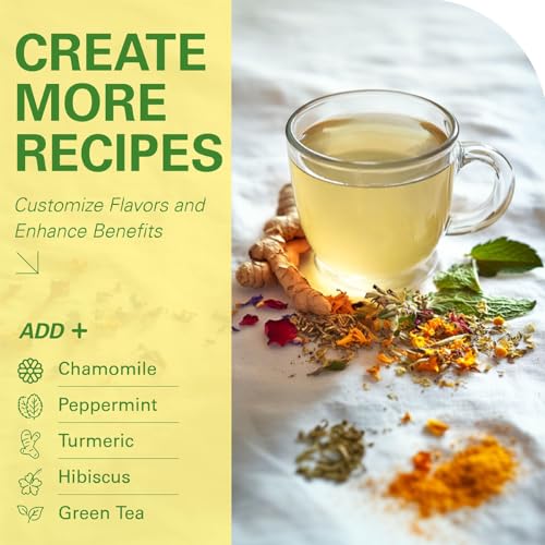 Lemon Ginger Herbal Tea Bags 100 Count