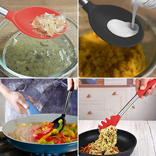 Silicone Spatula and Cooking Spoon (5 Count)