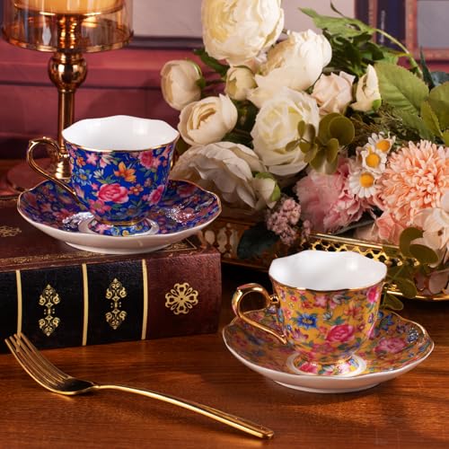 Tea Cup and Saucer (2 Count)