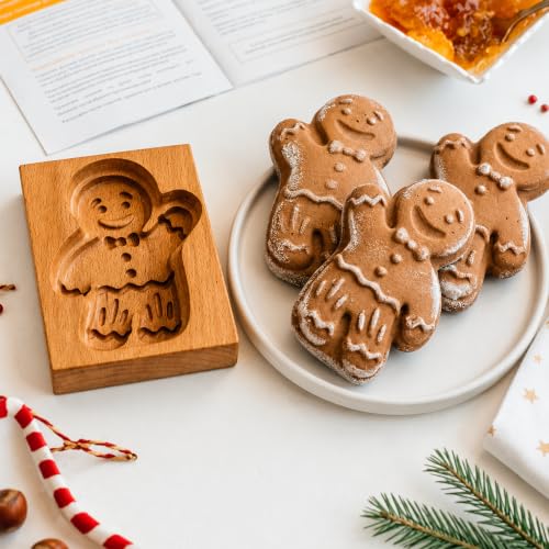 Wooden Springerle Cookie Molds for Baking
