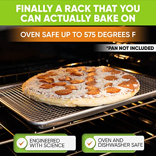 11.5" x 16.5" Stainless Steel Cooling Rack for Cooking & Baking
