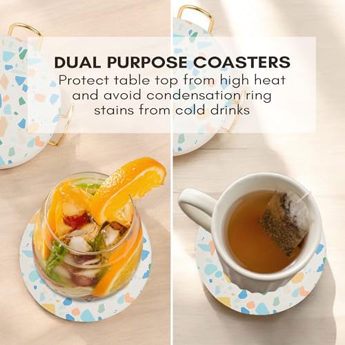Terrazzo Coasters Set of 6 (6 Count)