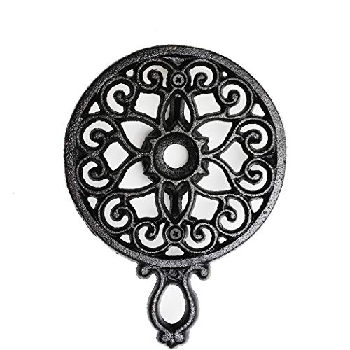 Cast Iron Teapot Warmer Dish Cups Heater Pot Trivet