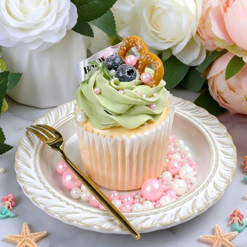 Pink White Pearl Sprinkles (4.6 Ounce)