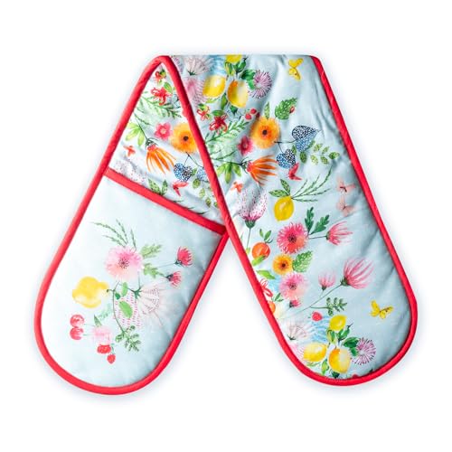 Double Oven Mitts 100% Cotton Double Oven Glove