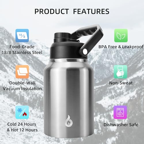 64oz Insulated Water Bottle