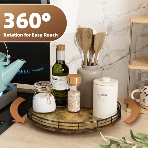 Lazy Susan Turntable Organizer for Table Top