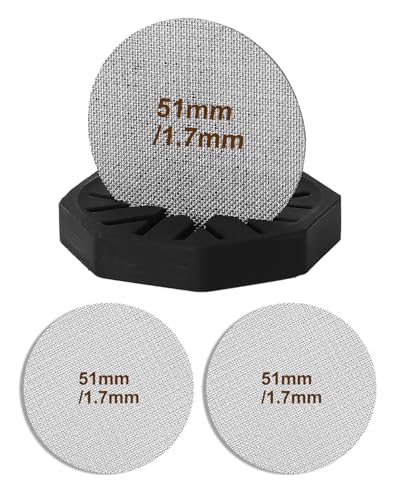 2+1 PACK 51mm Puck Screen & Coffee Espresso Screen Holder (3 Count)