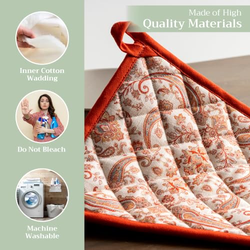Pot Holders 100% Cotton Potholders (2 Count)