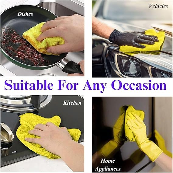 Microfiber Household Cleaning Cloths (24 Count)