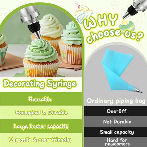 Dessert Decorating Syringe Set (6 Count)