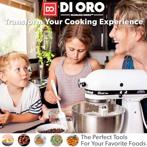 DI ORO Silicone Cooking Spoons (2 Count)